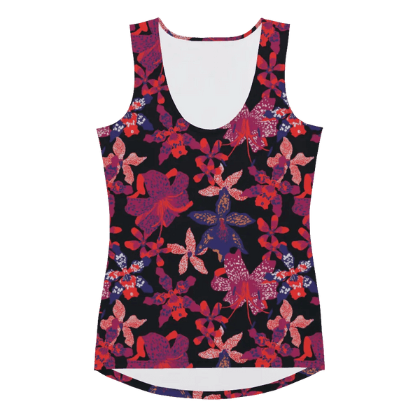 Printed Tank Tops for Bright Winter Seasonal Color Palette