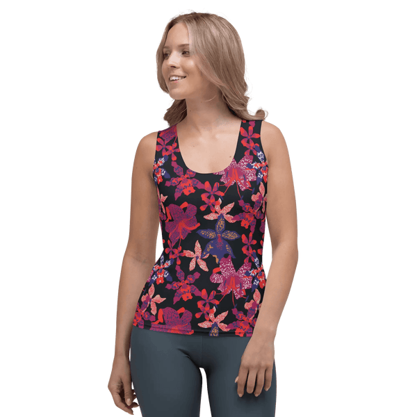 Printed Tank Tops for Bright Winter Seasonal Color Palette