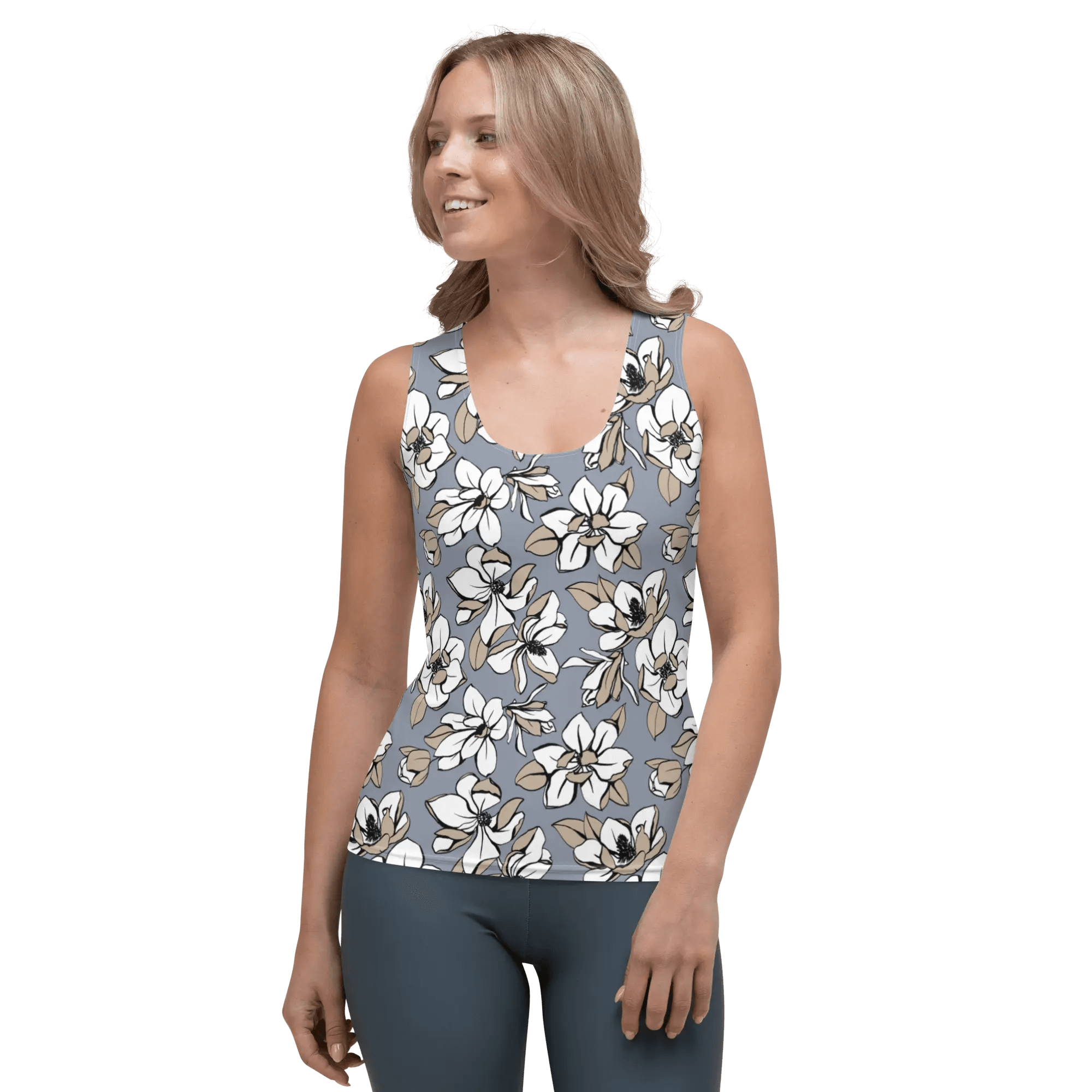 Printed Tank Tops for True Summer Seasonal Color Palette