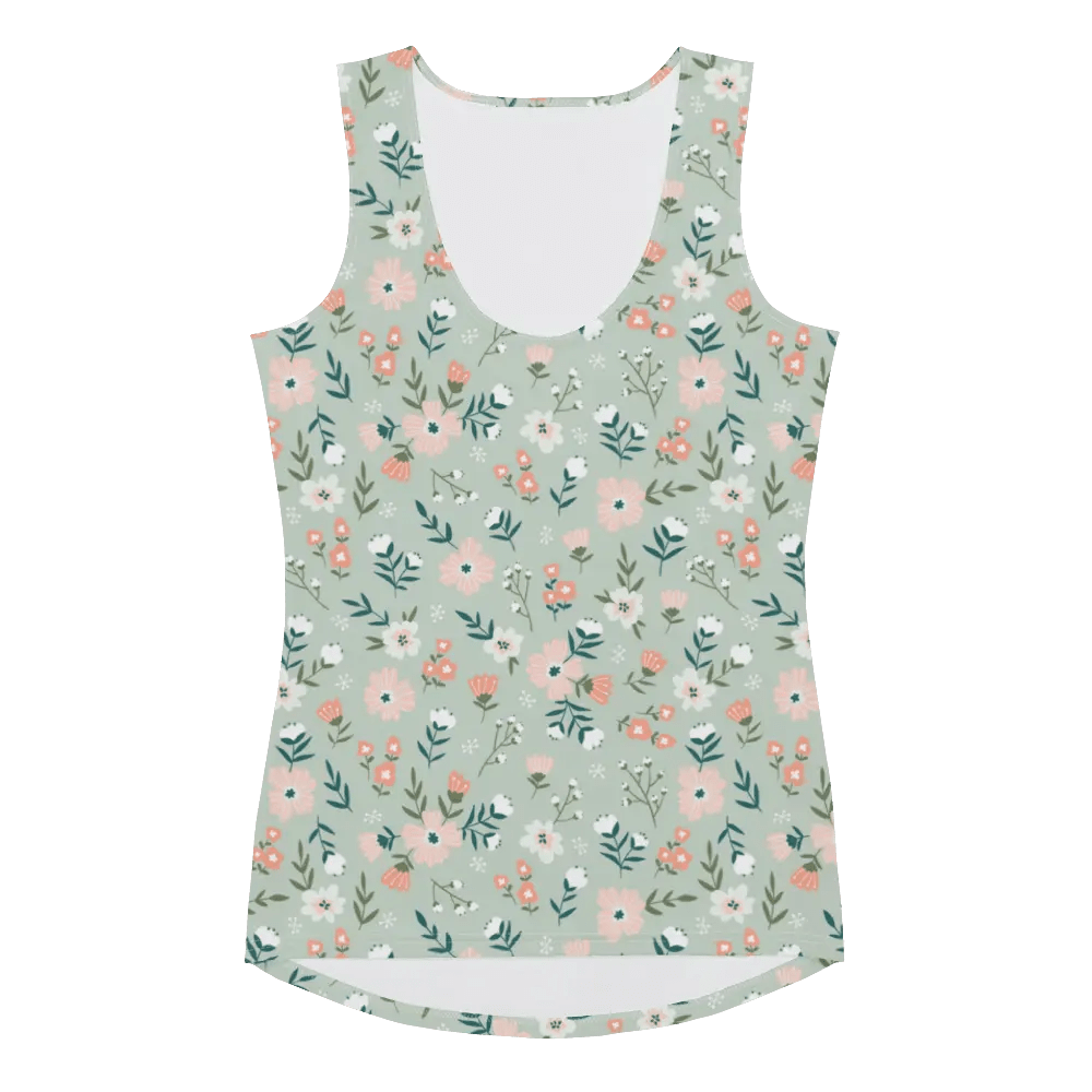 Printed Tank Tops for Soft Summer Seasonal Color Palette