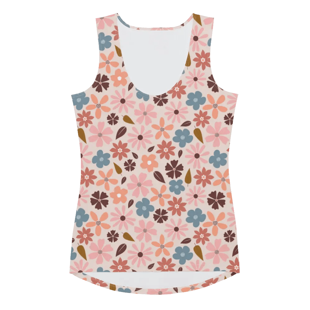 Printed Tank Tops for Soft Autumn Seasonal Color Palette