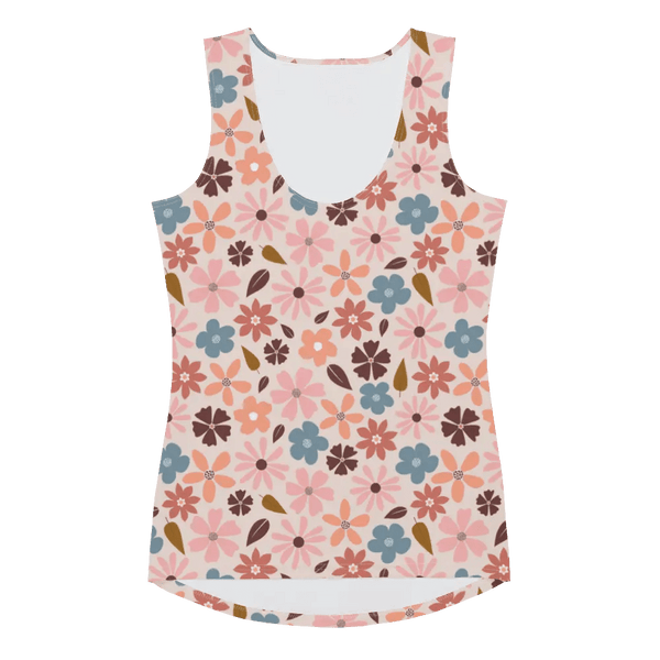 Printed Tank Tops for Soft Autumn Seasonal Color Palette