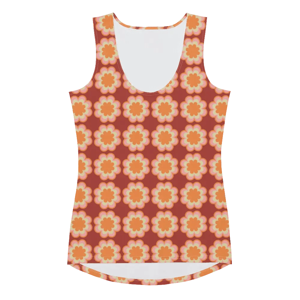 Printed Tank Tops for True Autumn Seasonal Color Palette
