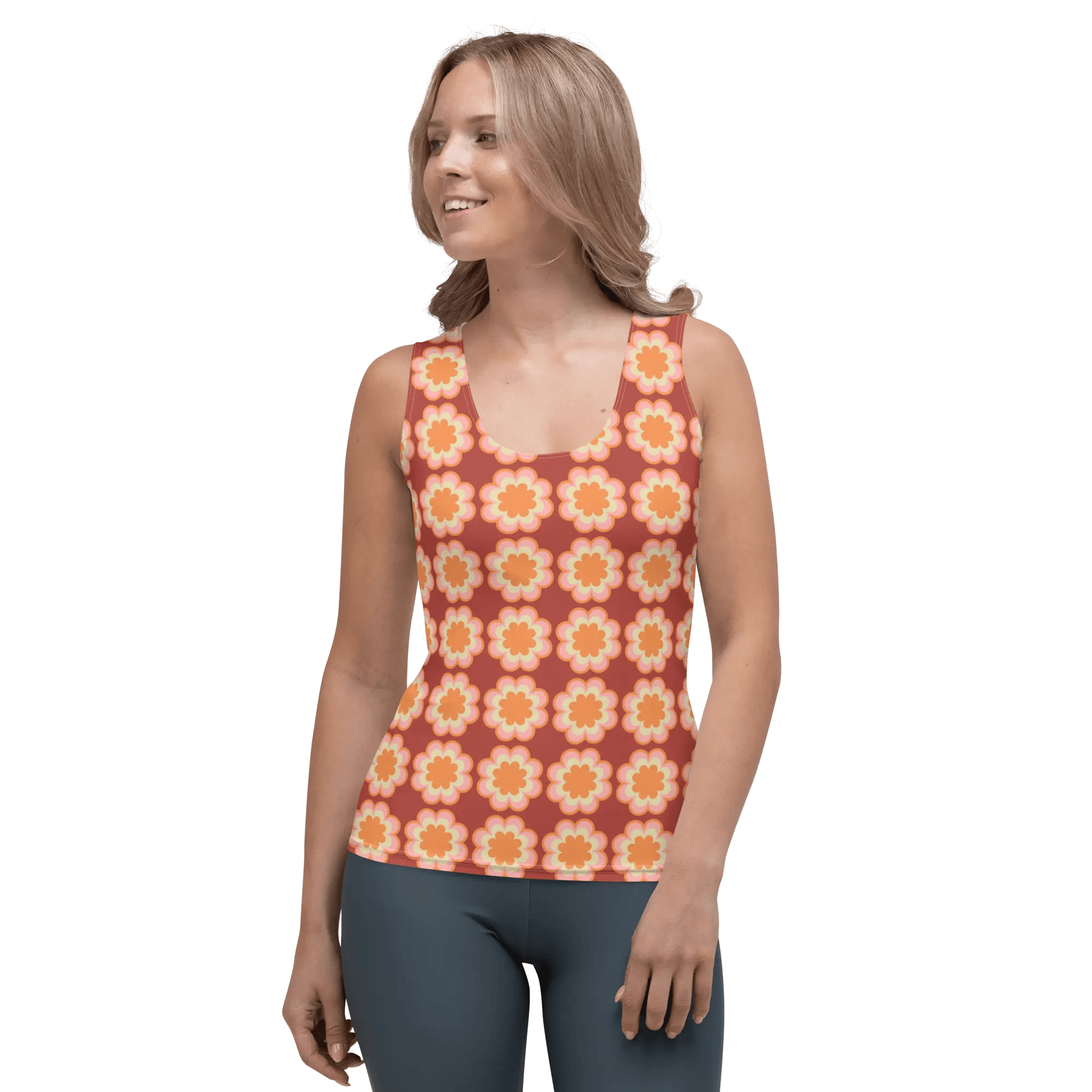 Printed Tank Tops for True Autumn Seasonal Color Palette
