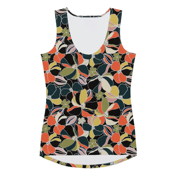 Printed Tank Tops for Dark Autumn Seasonal Color Palette