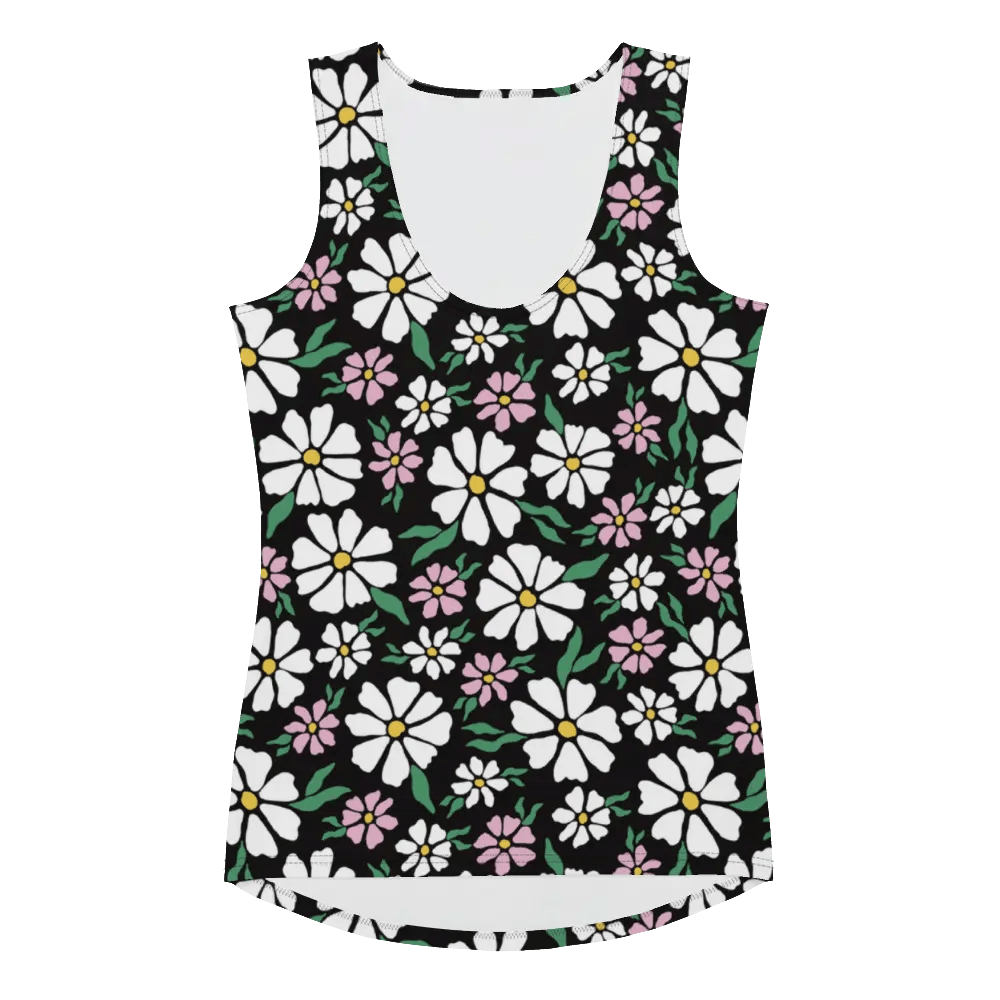 Printed Tank Tops for Bright Winter Seasonal Color Palette