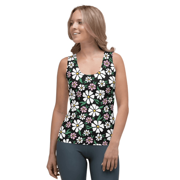 Printed Tank Tops for Bright Winter Seasonal Color Palette