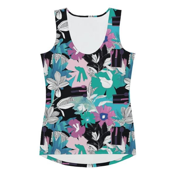 Printed Tank Tops for Bright Winter Seasonal Color Palette