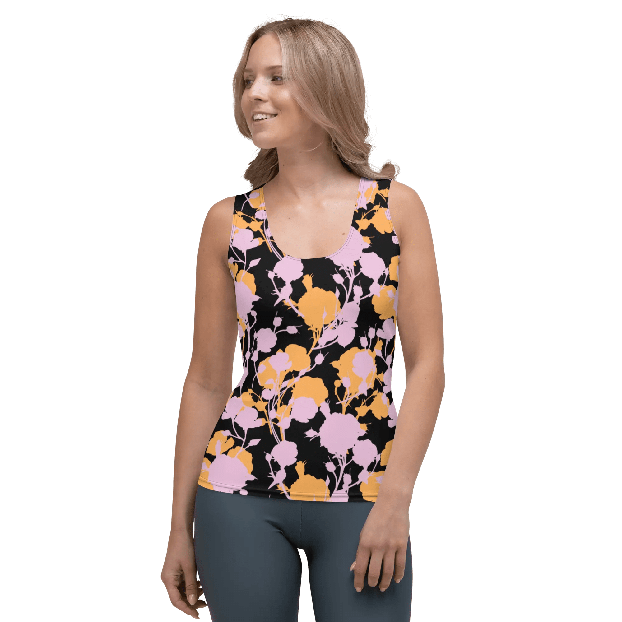 Printed Tank Tops for Bright Spring Seasonal Color Palette