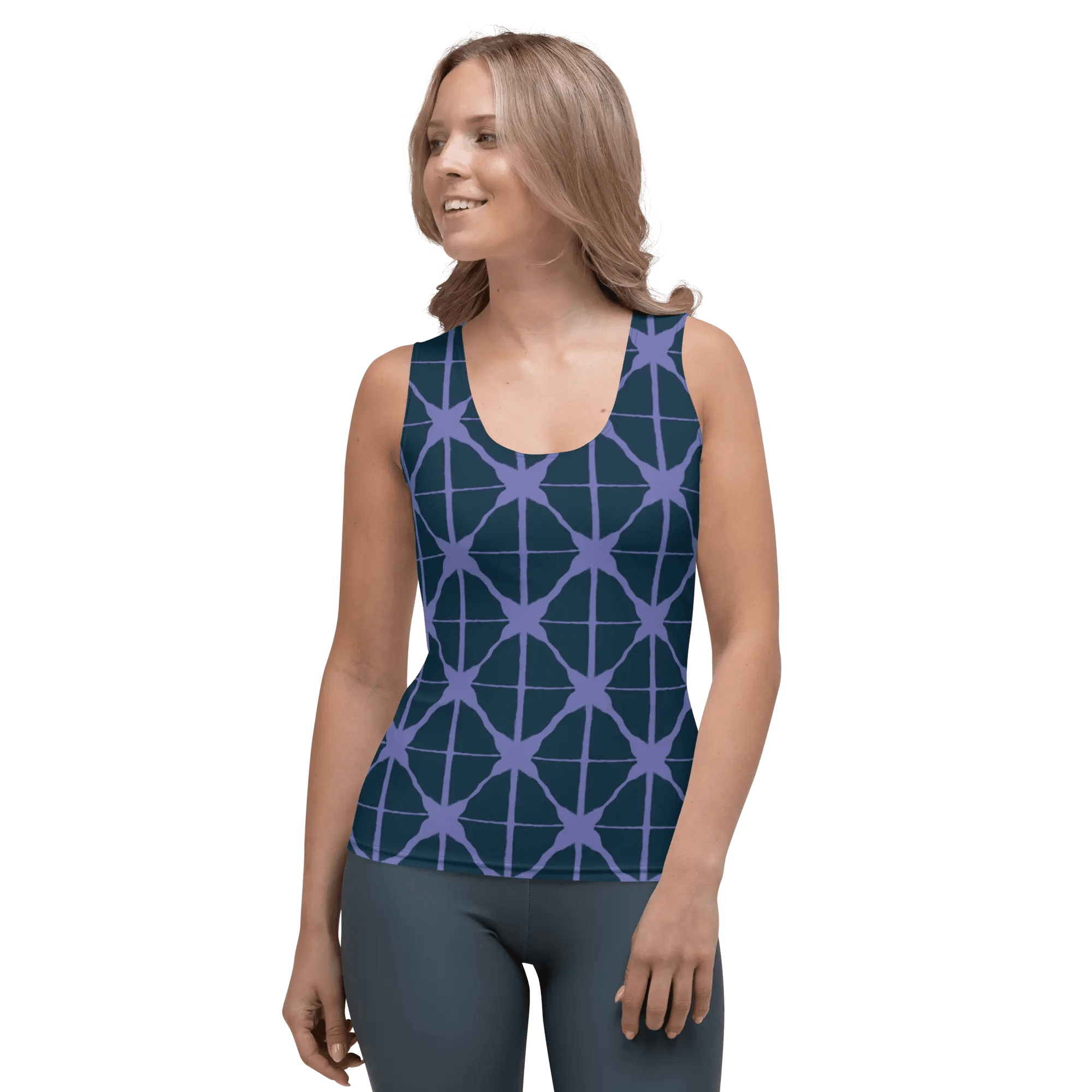Printed Tank Tops for True Summer Seasonal Color Palette