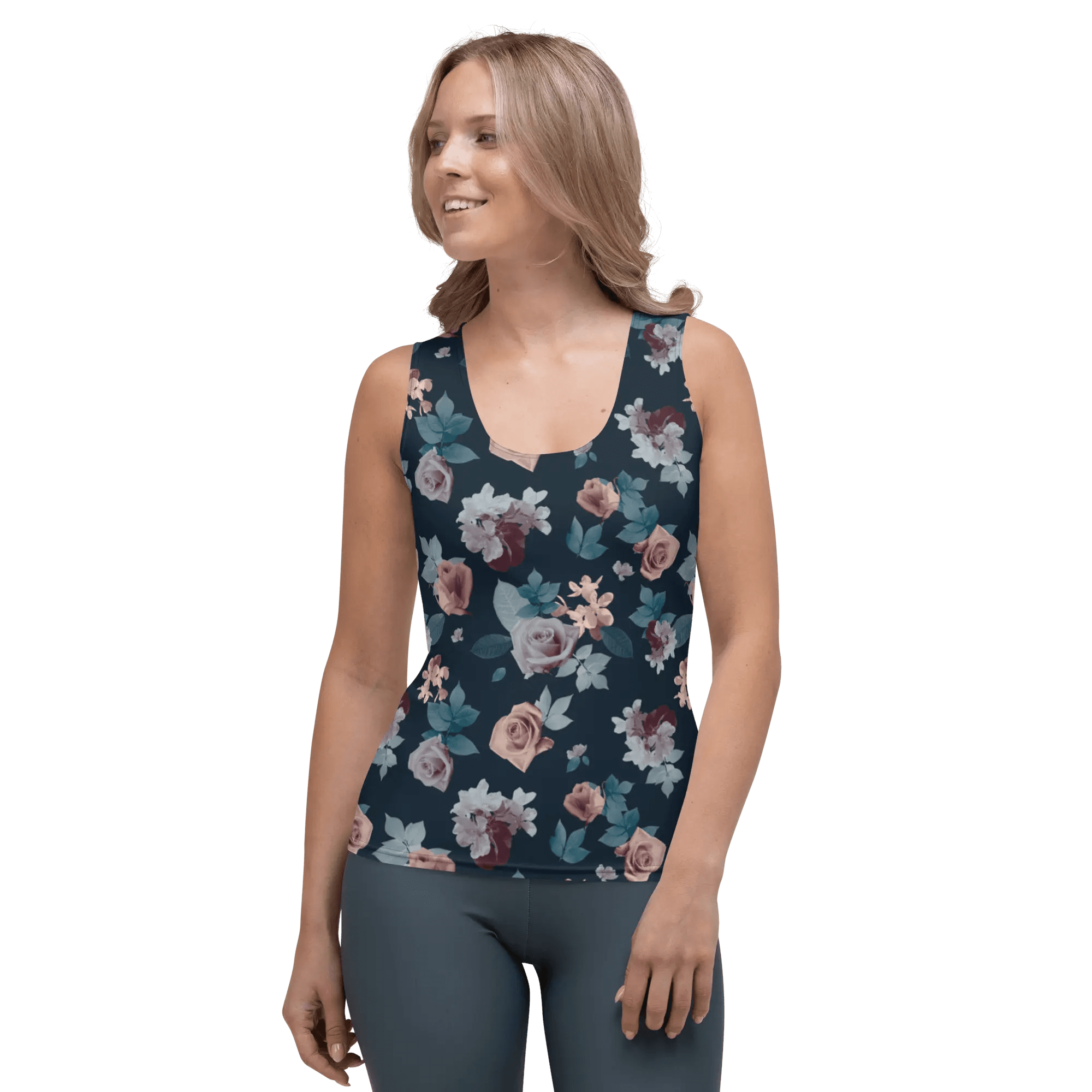 Printed Tank Tops for Dark Winter Seasonal Color Palette
