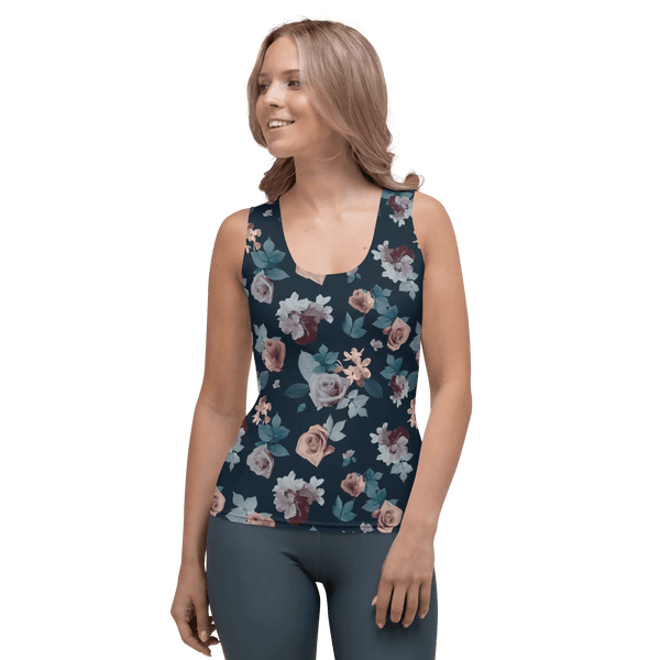 Printed Tank Tops for Dark Winter Seasonal Color Palette