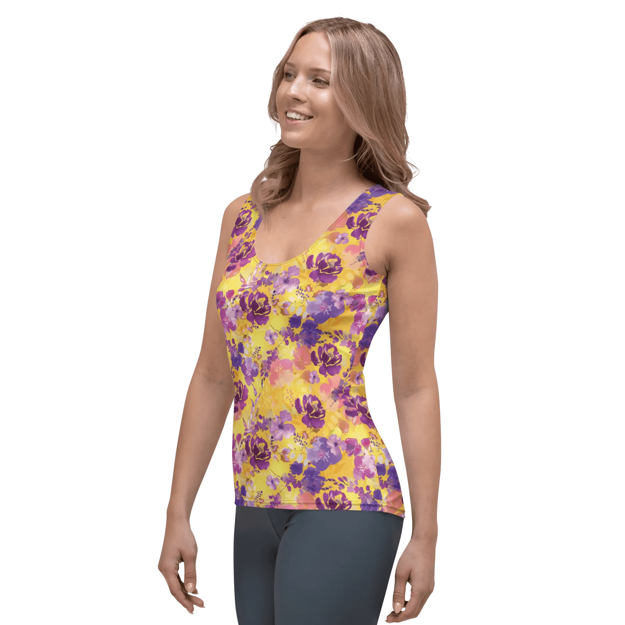 Printed Tank Tops for Bright Spring Seasonal Color Palette