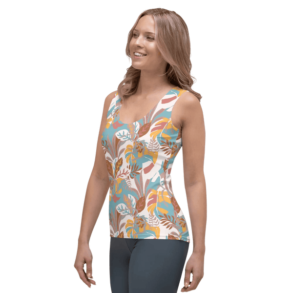 Printed Tank Tops for Soft Autumn Seasonal Color Palette