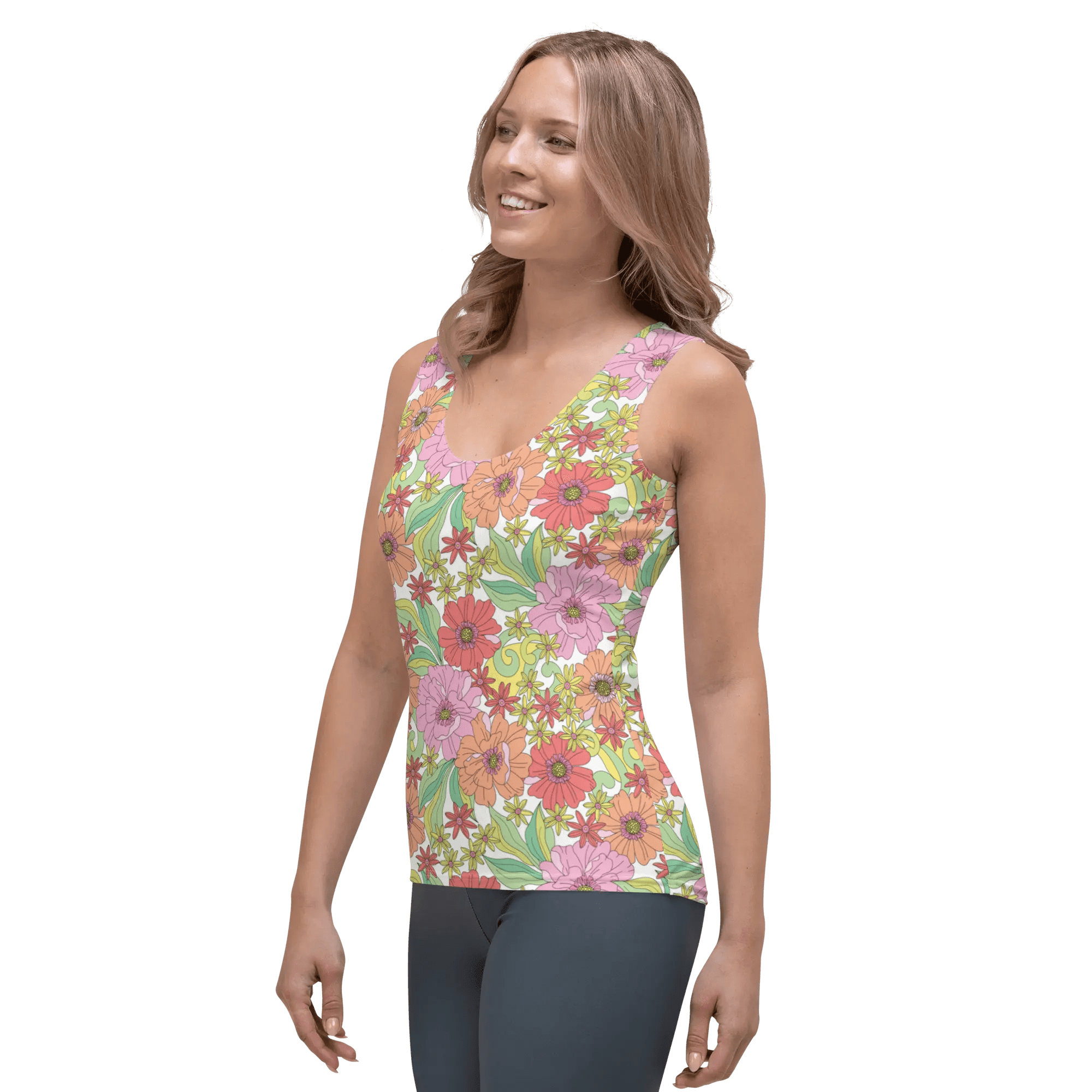 Printed Tank Tops for True Spring Seasonal Color Palette
