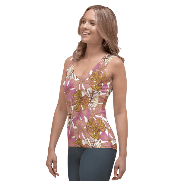 Printed Tank Tops for Soft Autumn Seasonal Color Palette