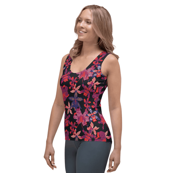 Printed Tank Tops for Bright Winter Seasonal Color Palette