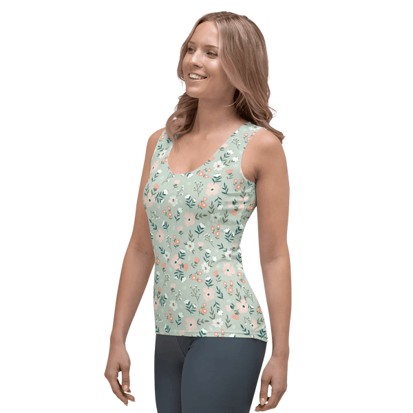 Printed Tank Tops for Soft Summer Seasonal Color Palette