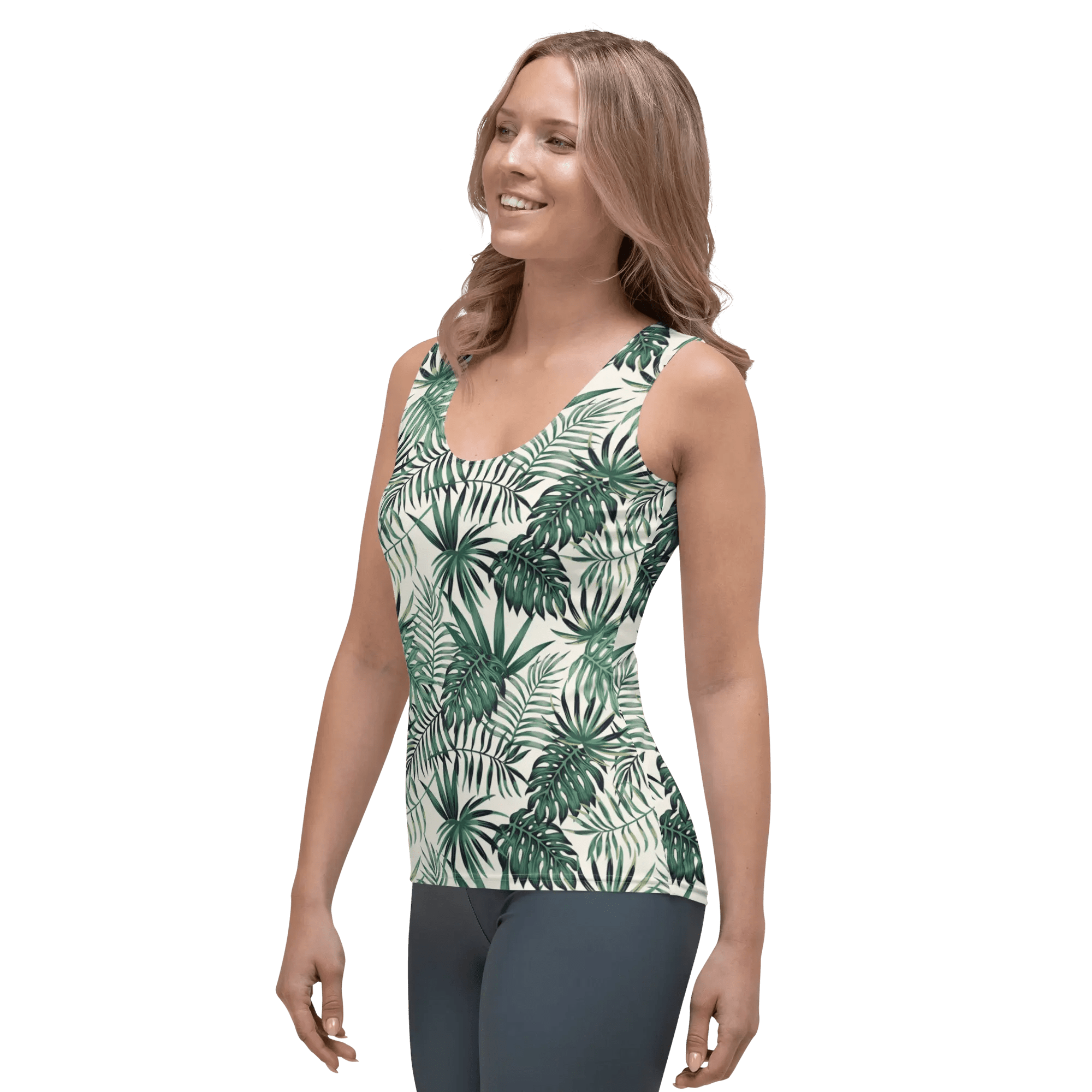 Printed Tank Tops for Soft Summer Seasonal Color Palette