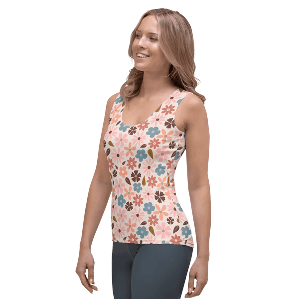 Printed Tank Tops for Soft Autumn Seasonal Color Palette
