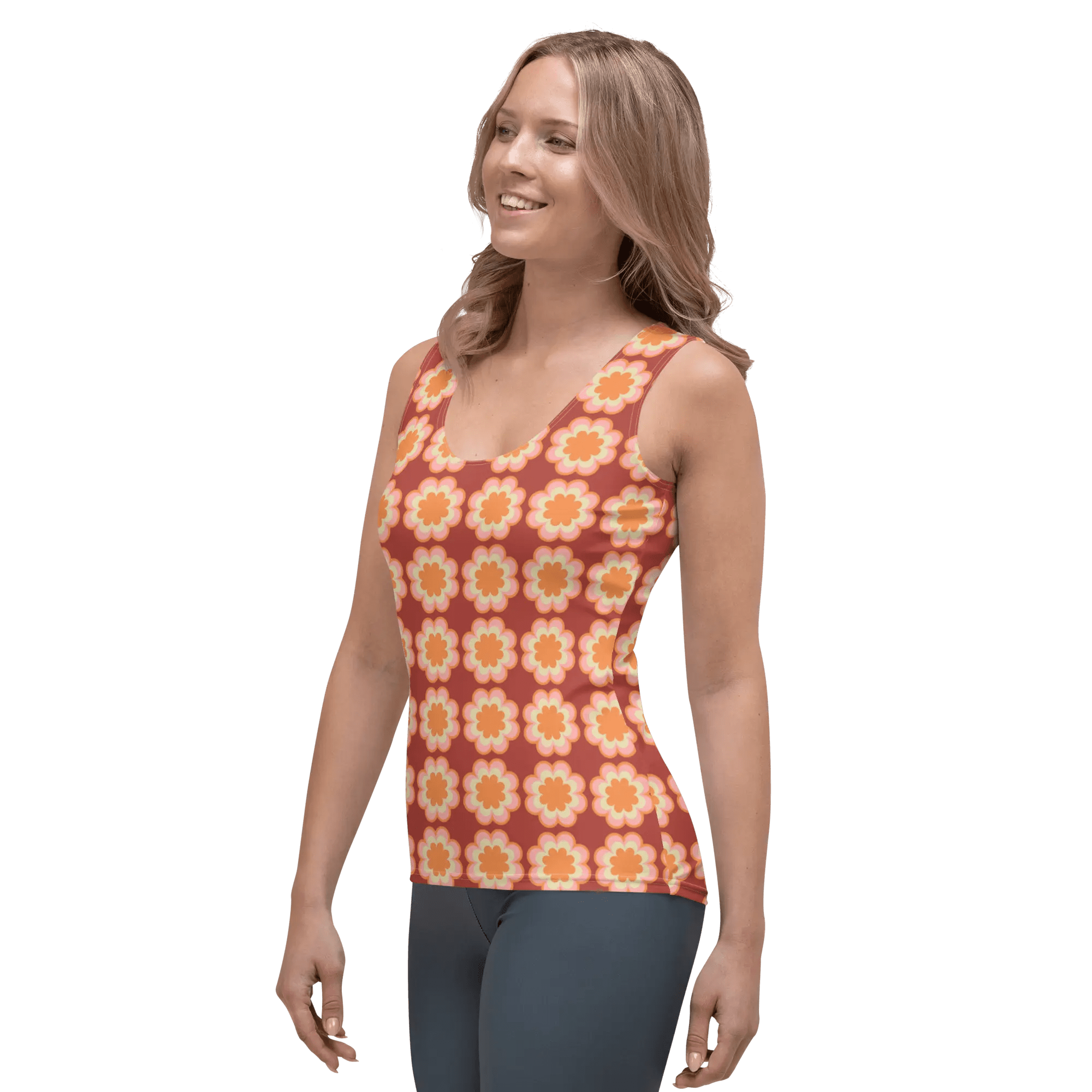 Printed Tank Tops for True Autumn Seasonal Color Palette