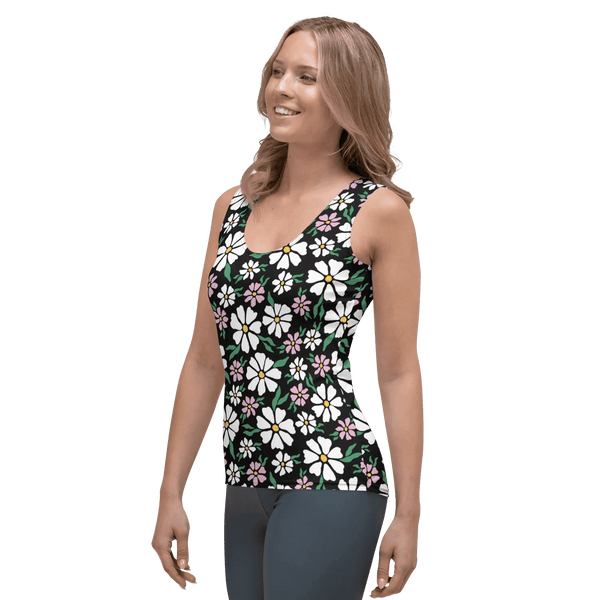 Printed Tank Tops for Bright Winter Seasonal Color Palette