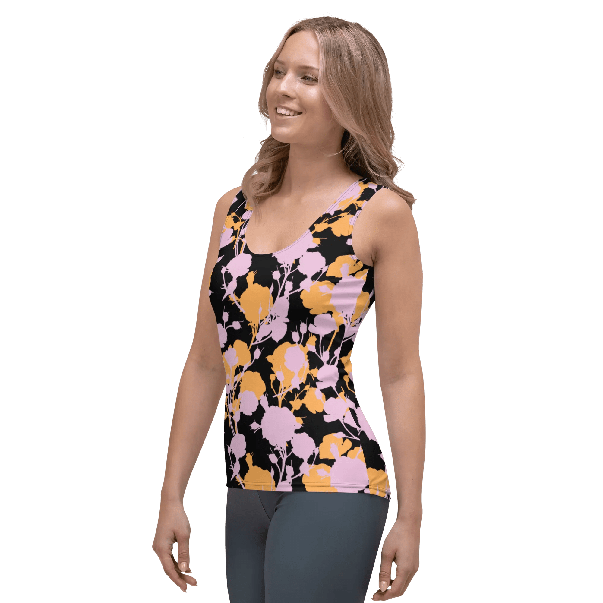 Printed Tank Tops for Bright Spring Seasonal Color Palette