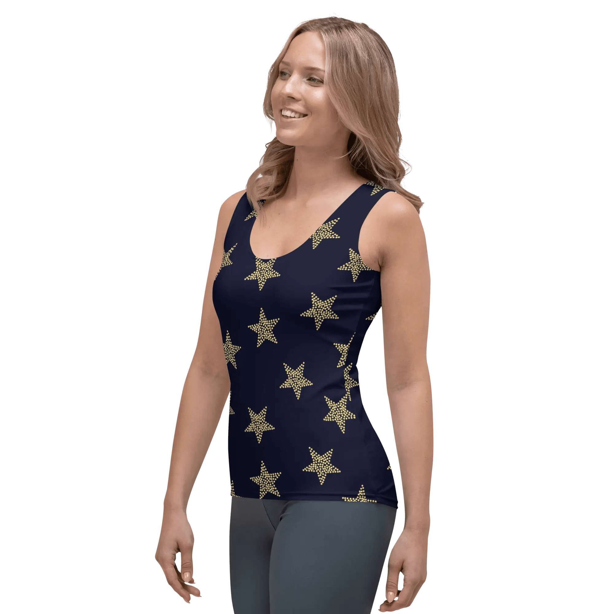 Printed Tank Tops for Dark Winter Seasonal Color Palette
