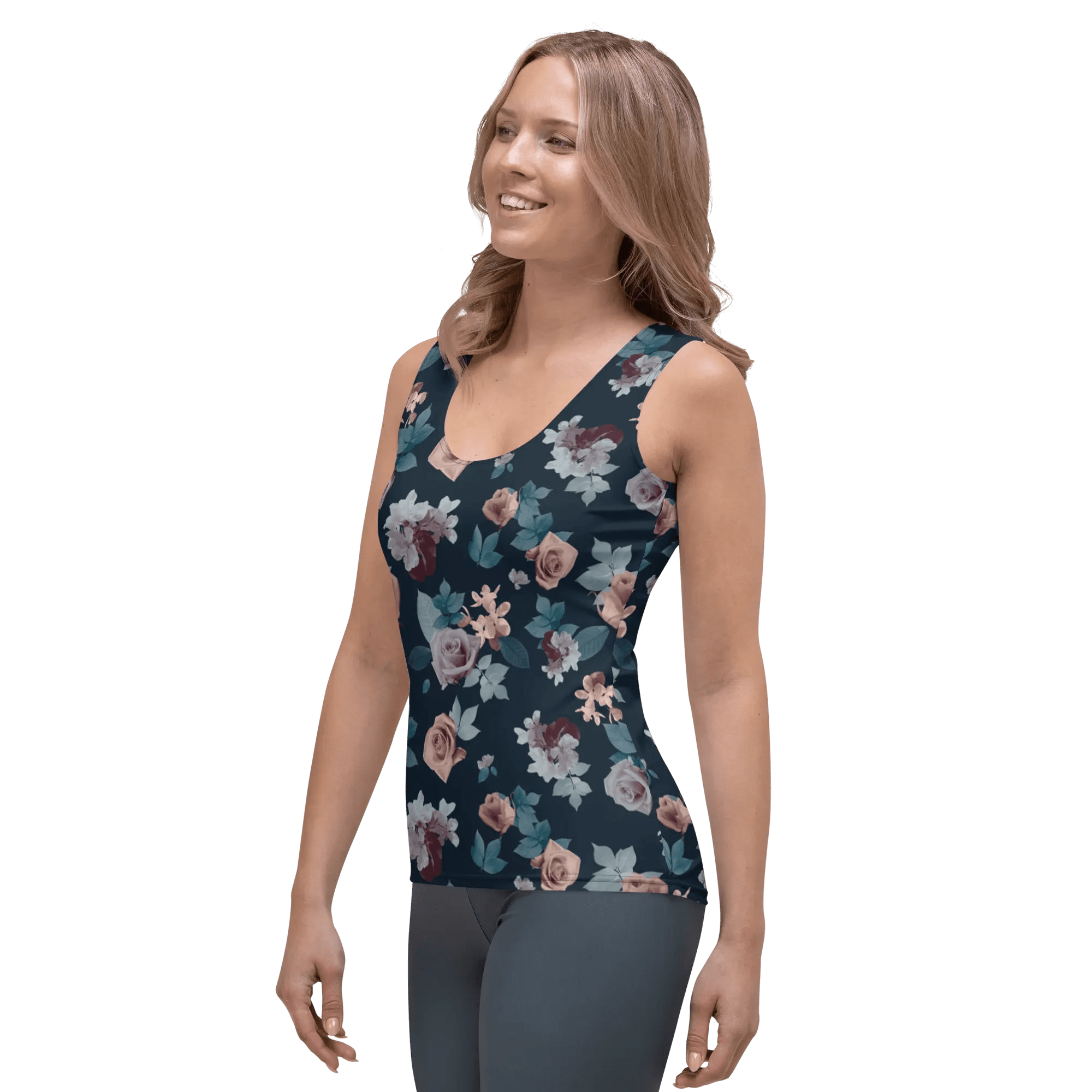 Printed Tank Tops for Dark Winter Seasonal Color Palette
