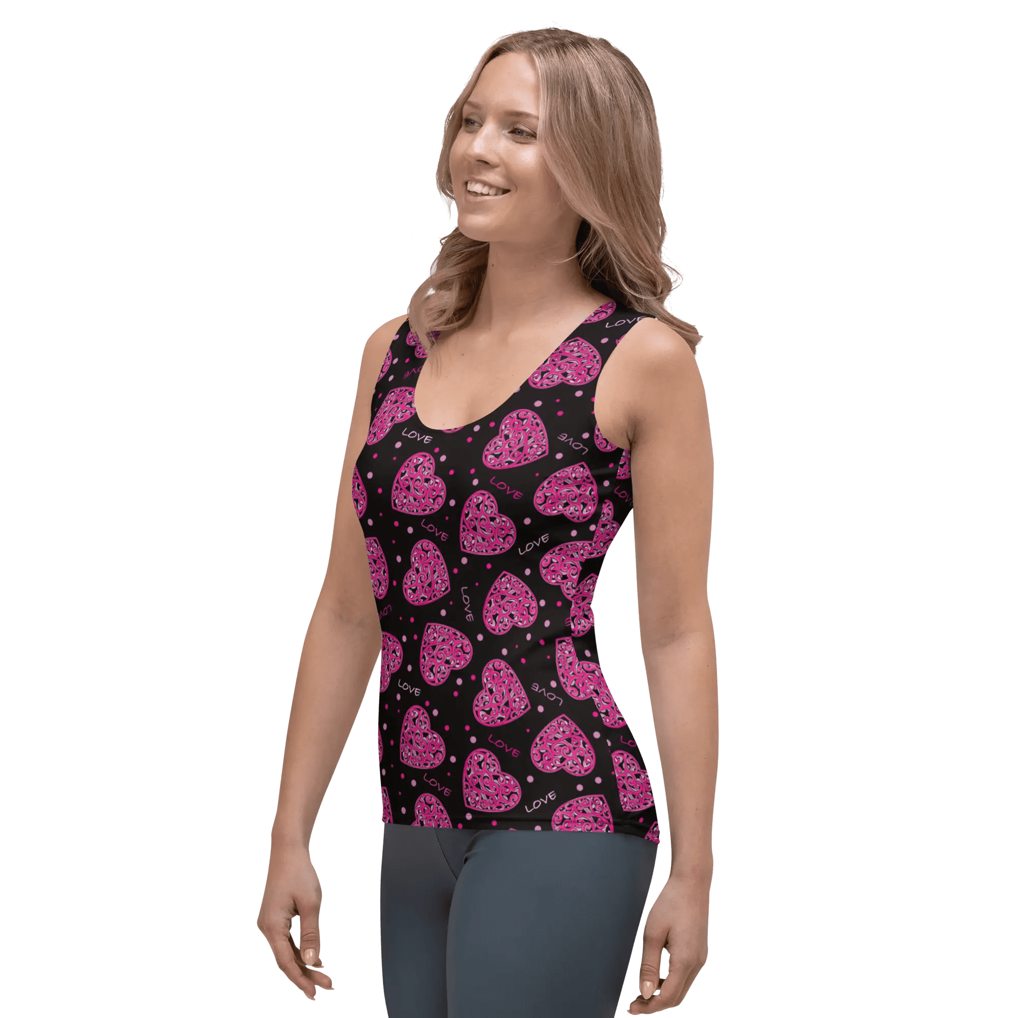 Printed Tank Tops for Bright Winter Seasonal Color Palette