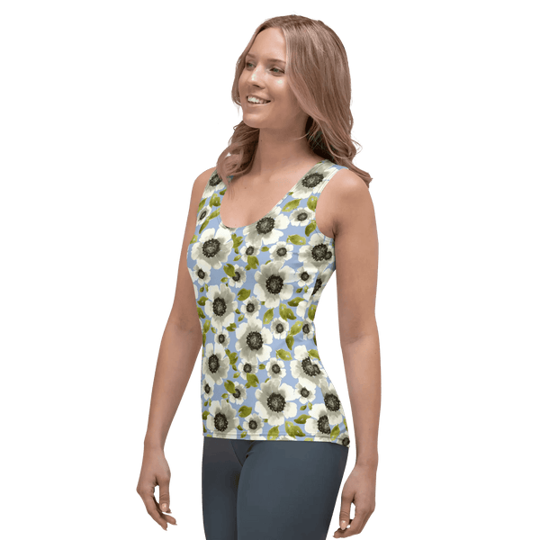 Printed Tank Tops for Soft Summer Seasonal Color Palette