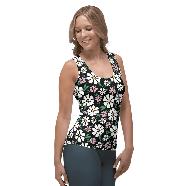 Printed Tank Tops for Bright Winter Seasonal Color Palette