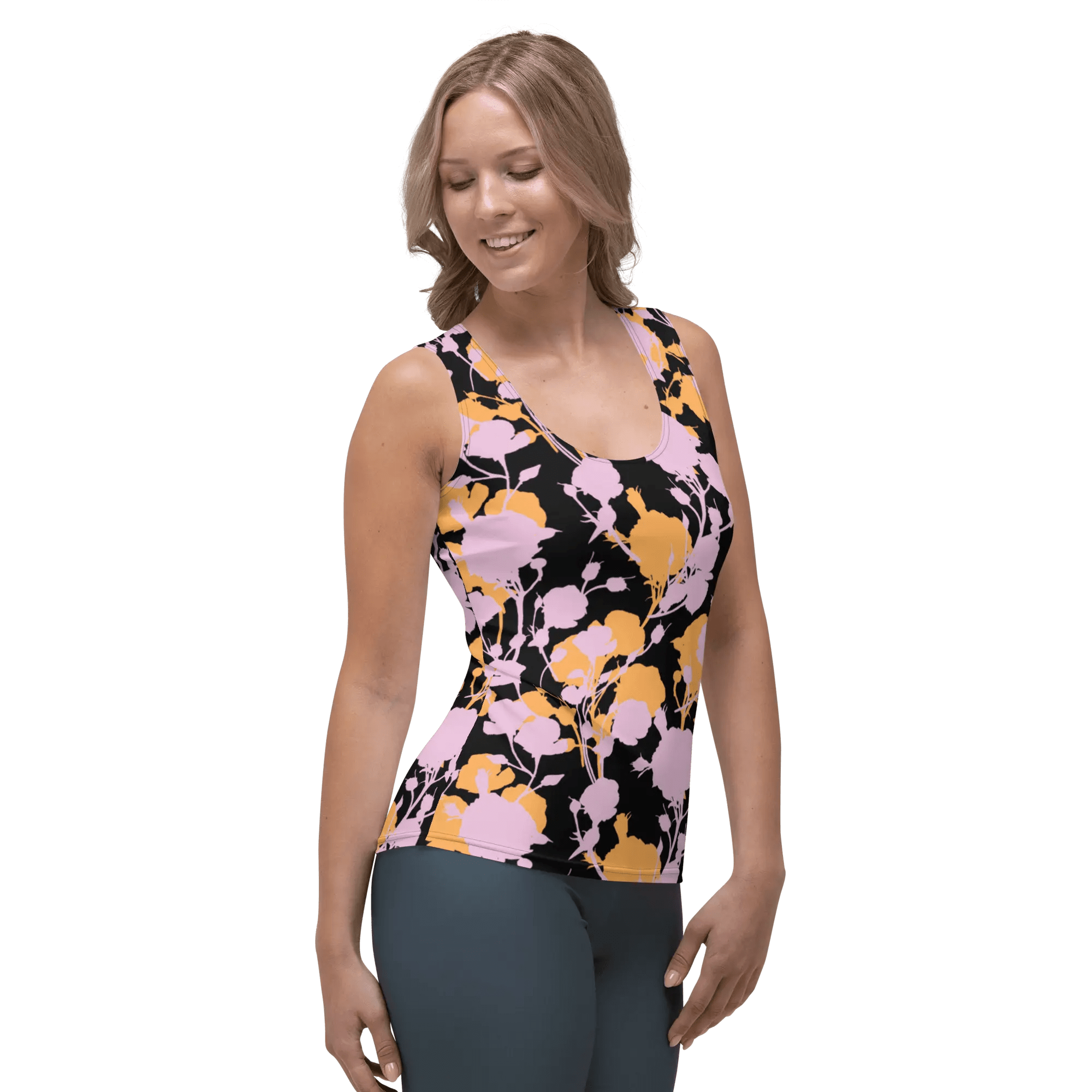 Printed Tank Tops for Bright Spring Seasonal Color Palette