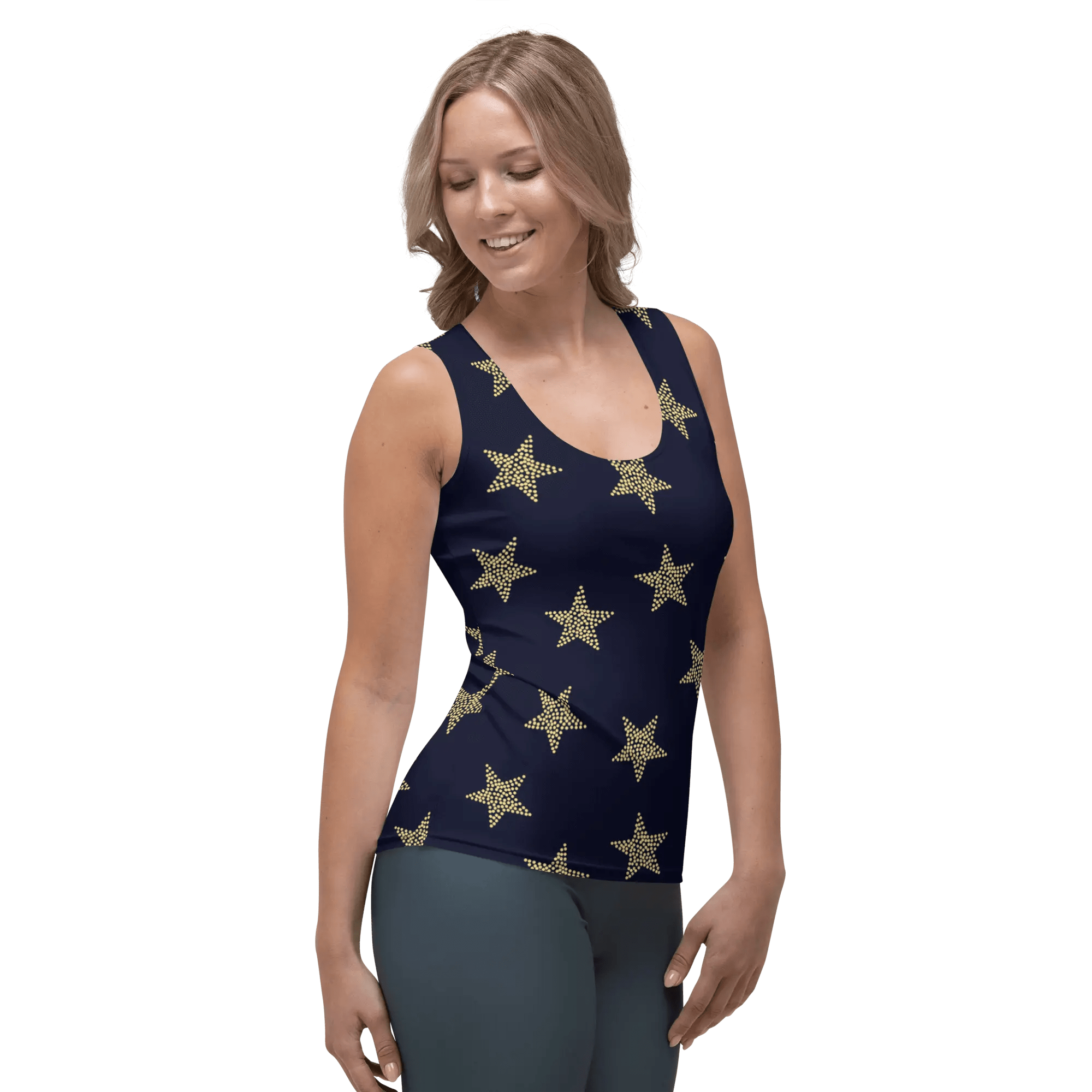 Printed Tank Tops for Dark Winter Seasonal Color Palette