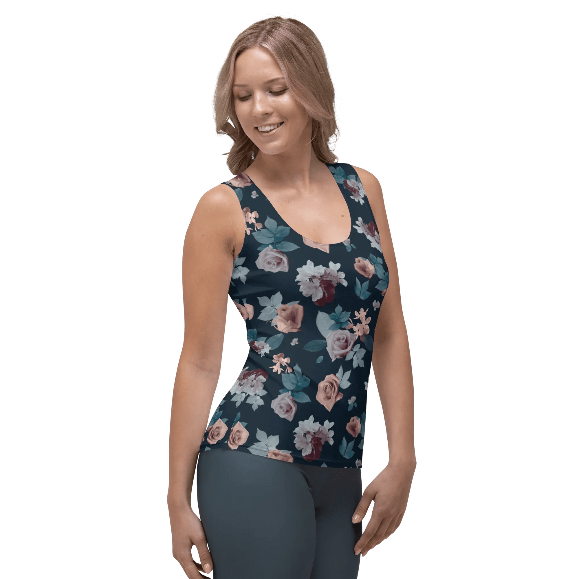 Printed Tank Tops for Dark Winter Seasonal Color Palette