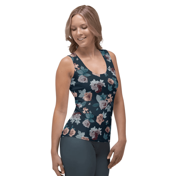 Printed Tank Tops for Dark Winter Seasonal Color Palette