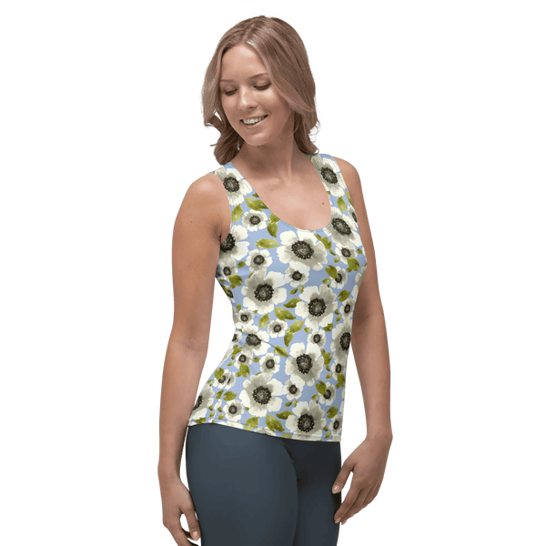 Printed Tank Tops for Soft Summer Seasonal Color Palette