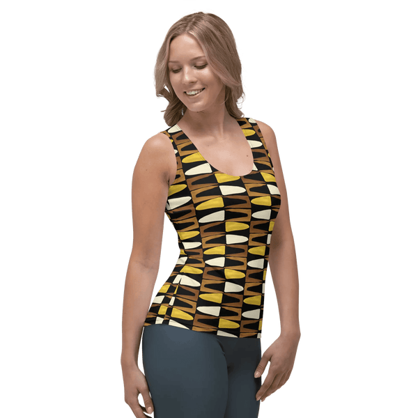 Printed Tank Tops for Dark Autumn Seasonal Color Palette