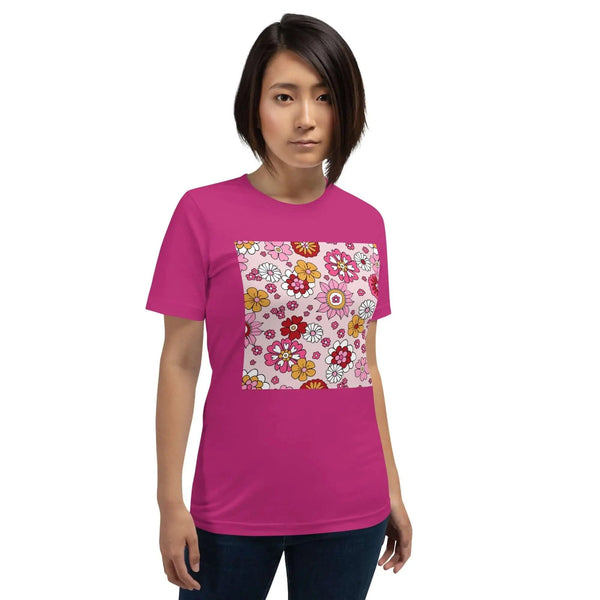 Unisex T-Shirt with Bright Spring Colors