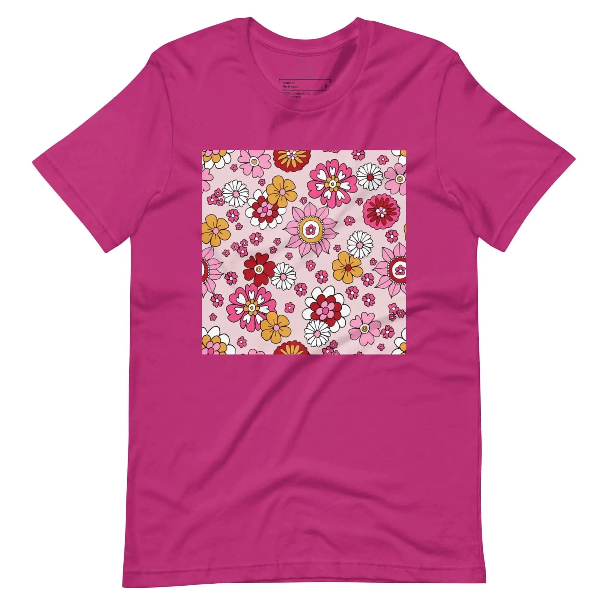 Unisex T-Shirt with Bright Spring Colors