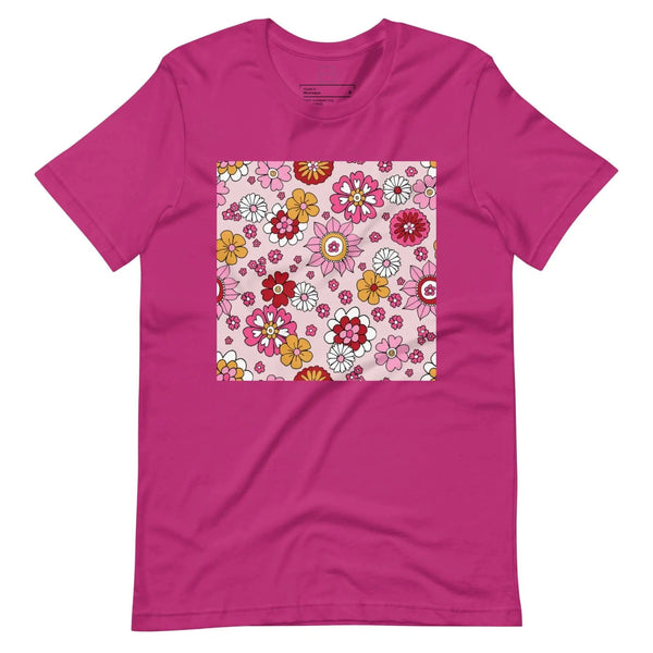 Unisex T-Shirt with Bright Spring Colors