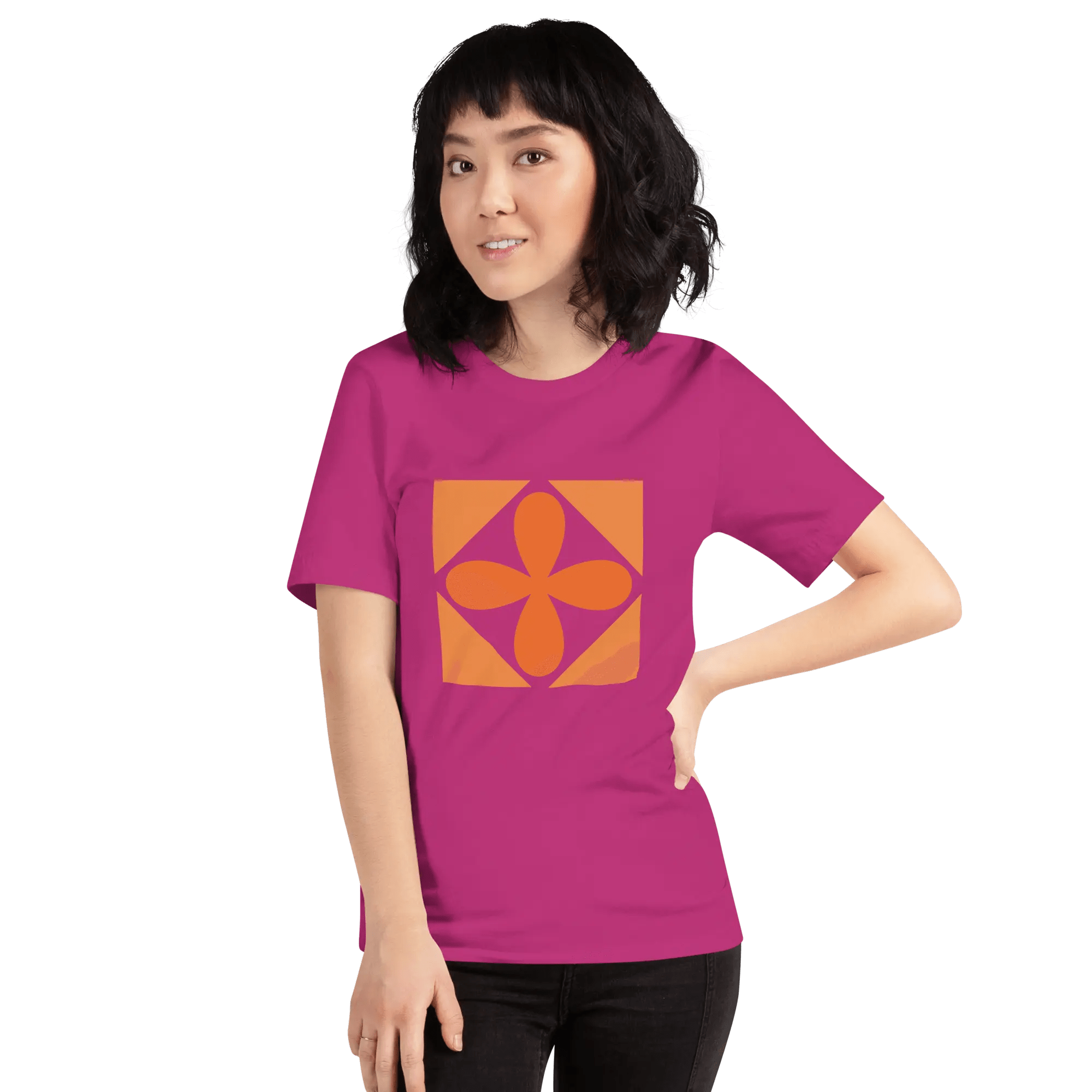 Unisex T-Shirt with Bright Spring Colors