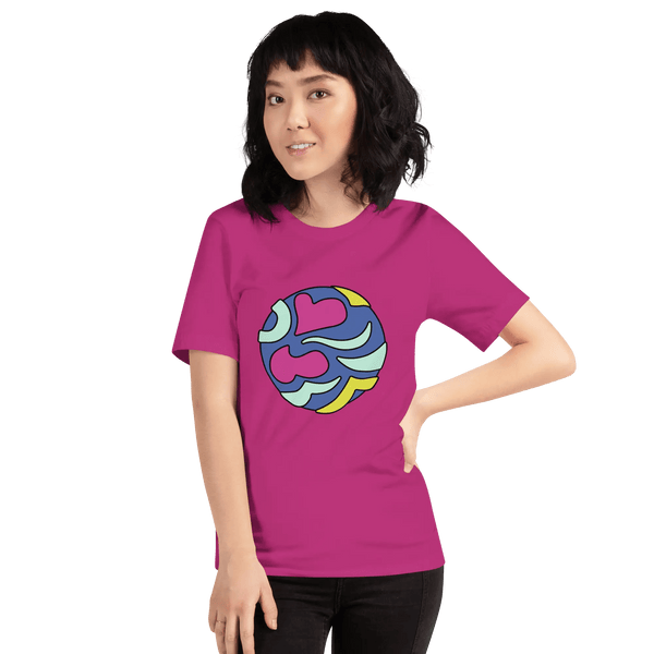 Unisex T-Shirt with Bright Winter Colors