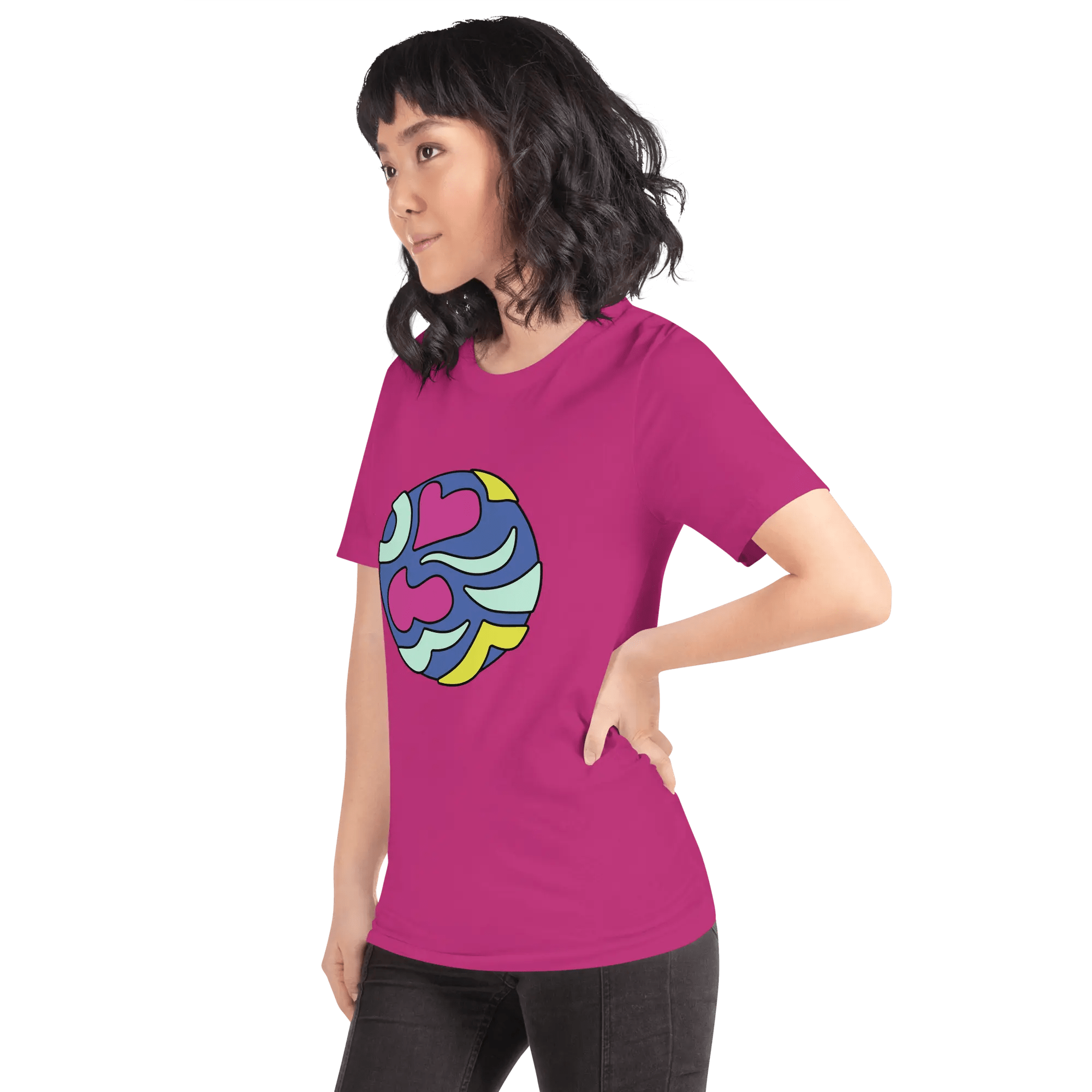 Unisex T-Shirt with Bright Winter Colors
