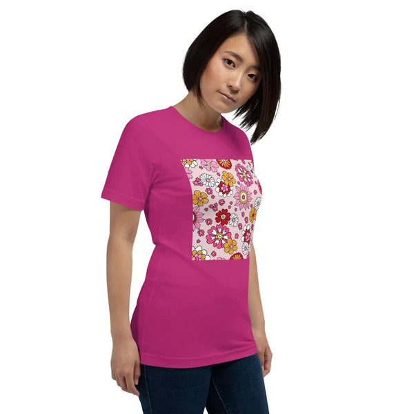 Unisex T-Shirt with Bright Spring Colors