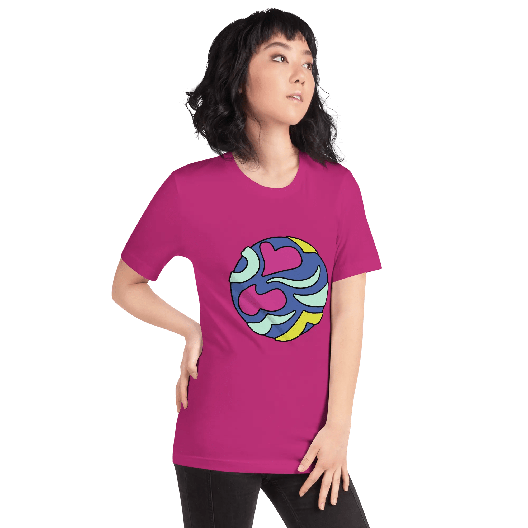 Unisex T-Shirt with Bright Winter Colors
