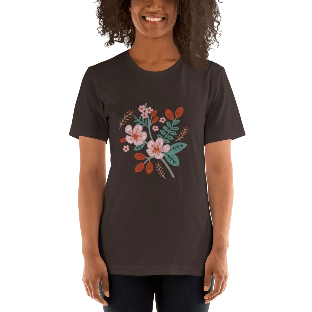 Unisex T-Shirt with Dark Autumn Colors