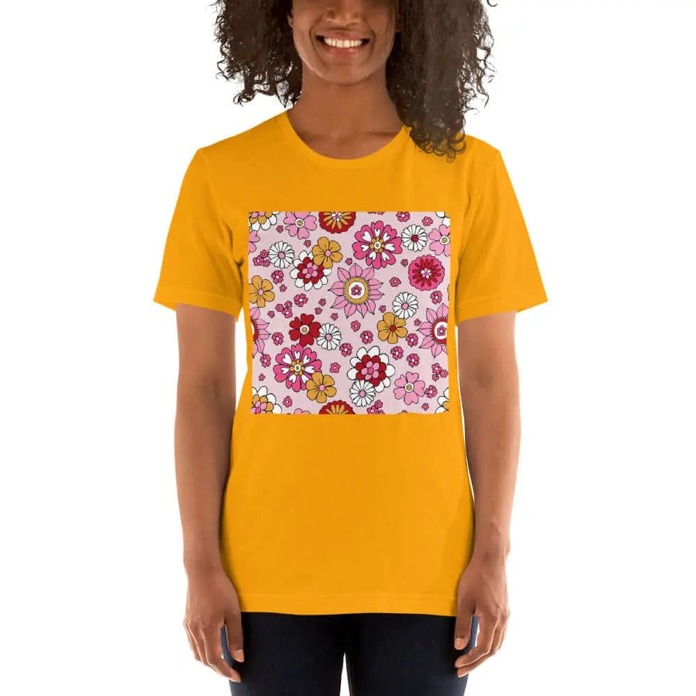 Unisex T-Shirt with Bright Spring Colors