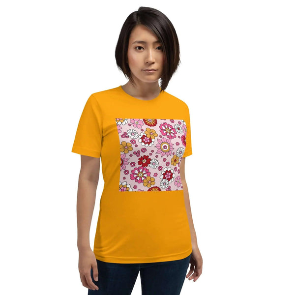 Unisex T-Shirt with Bright Spring Colors