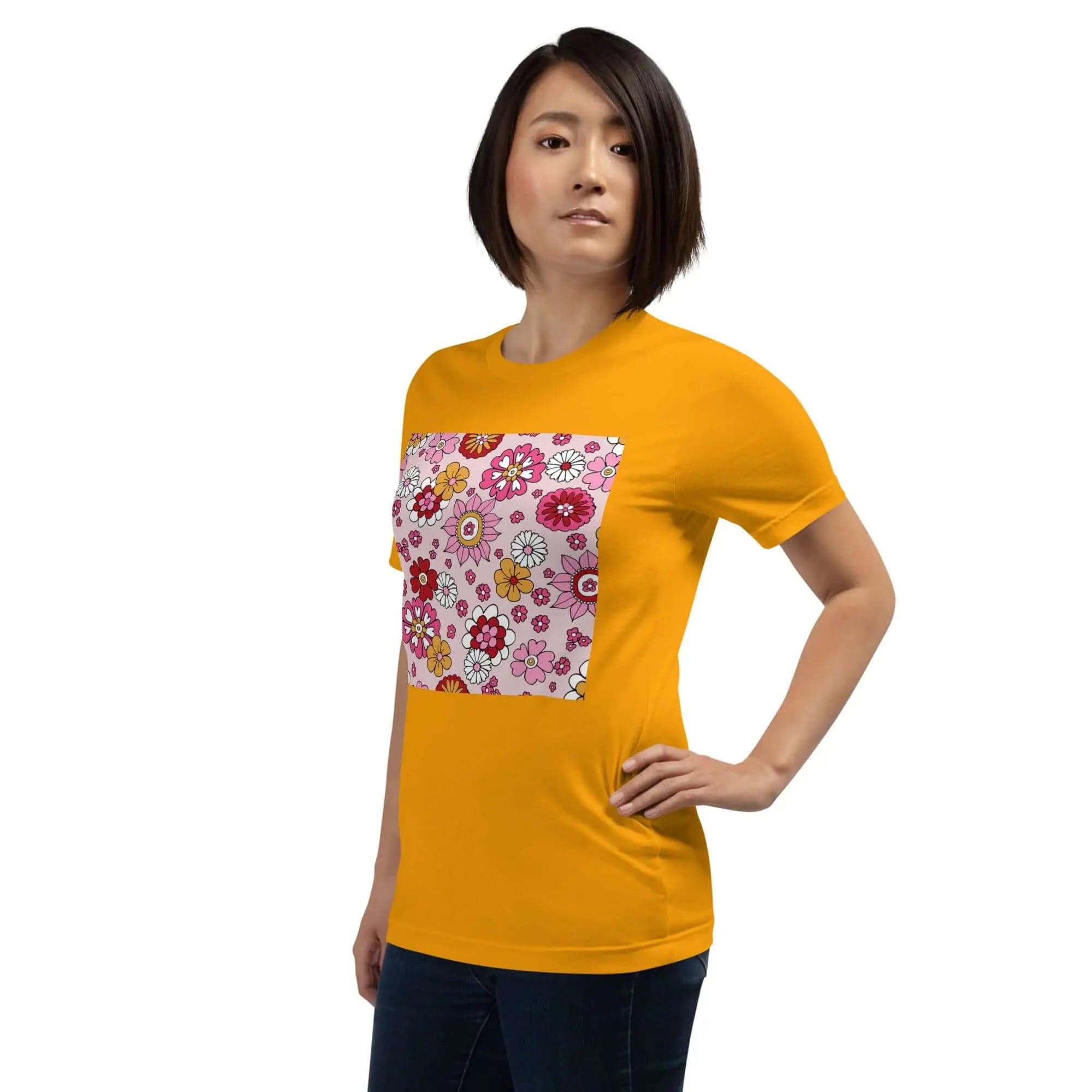 Unisex T-Shirt with Bright Spring Colors
